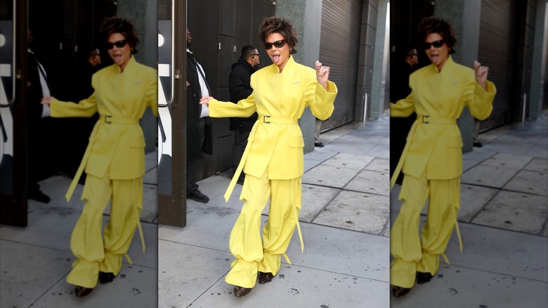 Lisa Rinna is seen leaving ABC Studios in February, 2026