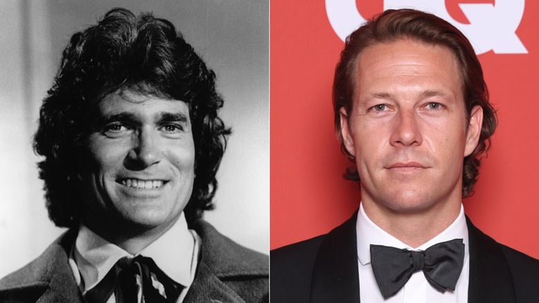 Side-by-side photos of Michael Landon & Luke Bracey