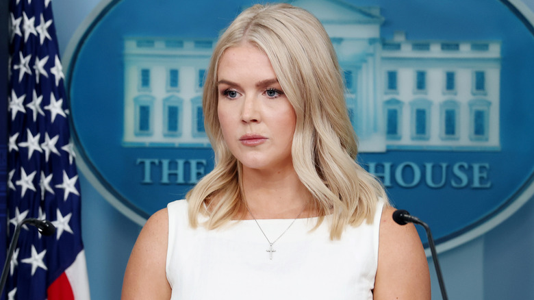 Karoline Leavitt at White House press briefing