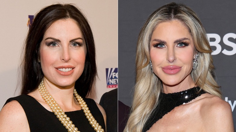 Side-by-side photos of Amy Baier then vs. now