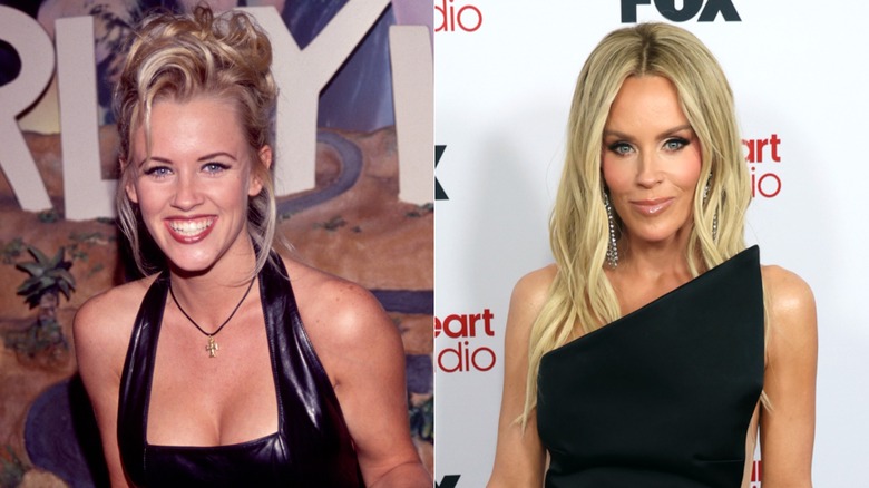 Side-by-side photos of Jenny McCarthy then vs. now