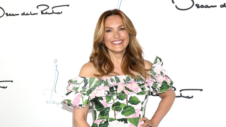 Mariska Hargitay in april 2023 at an oscar de la renta event