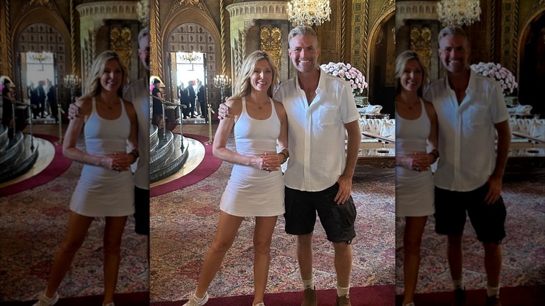 Marla Maples with Pete Evans