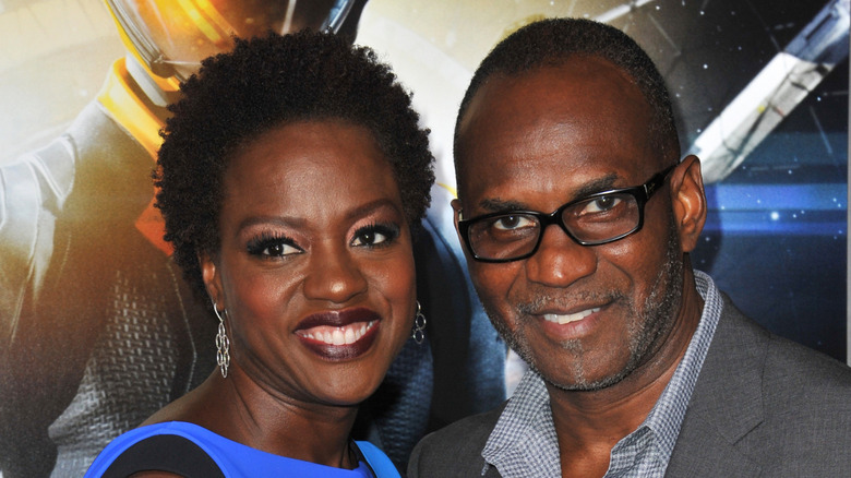 Viola Davis smiling with husband Julius Tennon