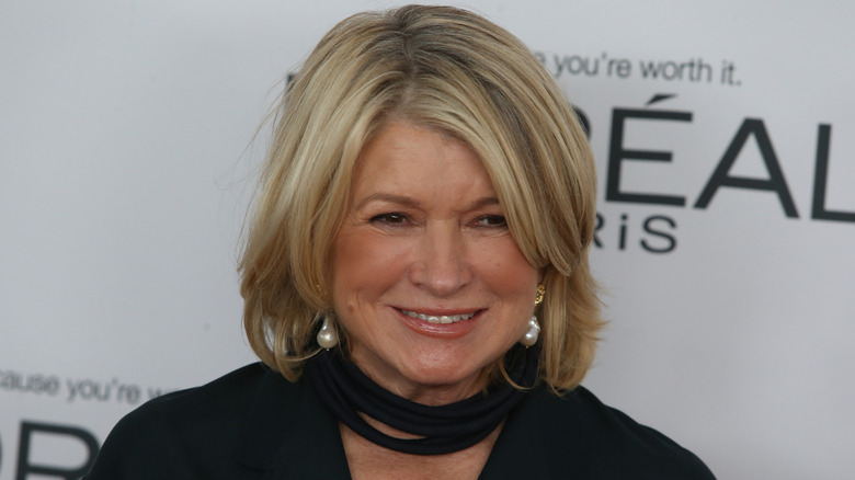 Martha Stewart smiles
