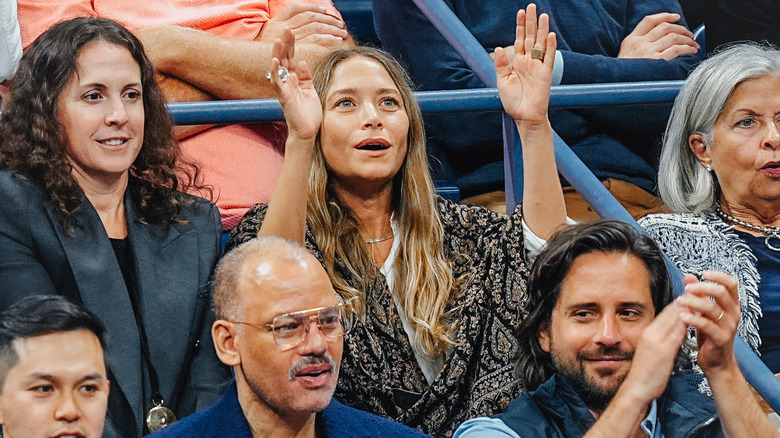 Mary-Kate Olsen at the US Open in 2025