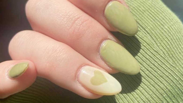 Matcha nails