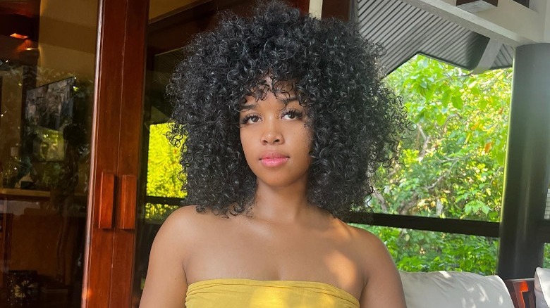 her lob haircut