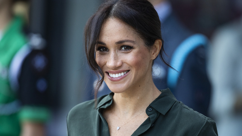 Meghan Markle smiling