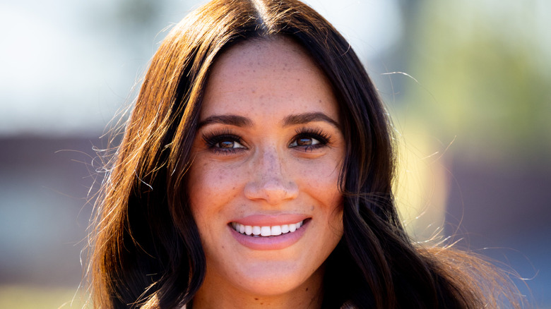 Meghan Markle smiling in 2020