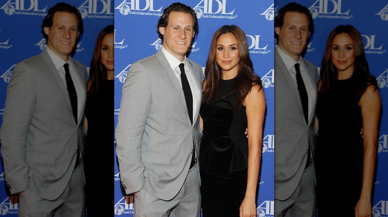 Meghan Markle on the red carpet with Trevor Engelson