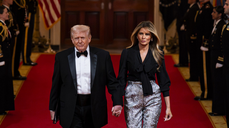 Donald Trump and first lady Melania Trump