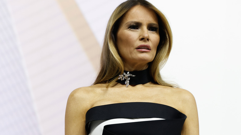 Melania Trump attends the Inauguration Ball in January 2025
