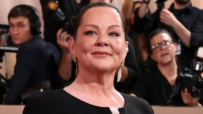 Melissa McCarthy smiling at the Golden Globes