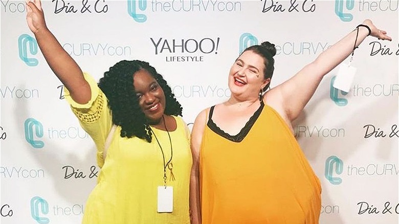 April K. Quioh posing with Sophie Carter-Kahn