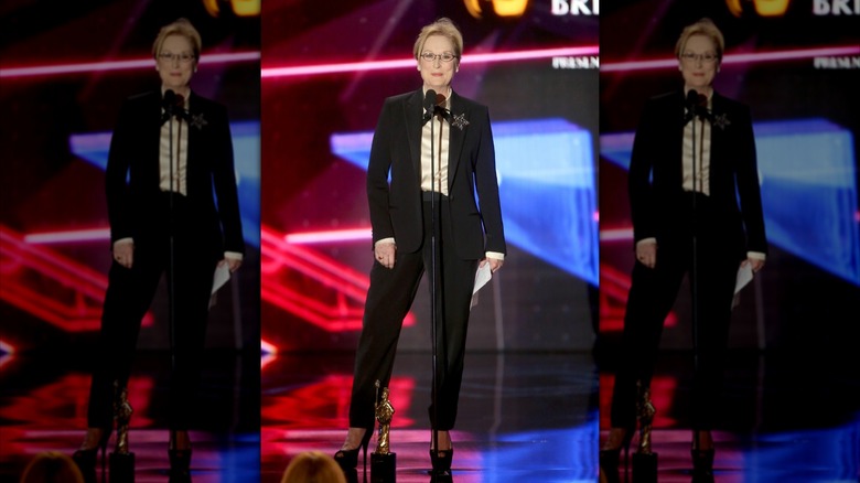 Meryl Streep accepts the Stanley Kubrick Britannia Award For Excellence In Film 2015