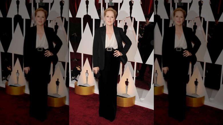 Meryl Streep arrives at the 87th Annual Academy Awards 2015