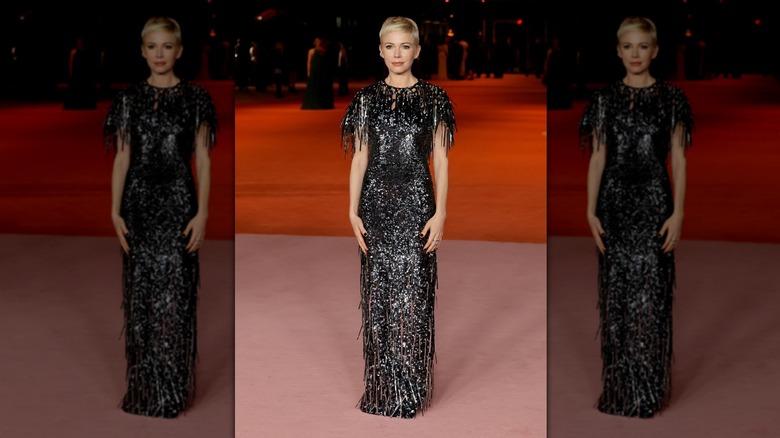 Michelle Williams attends the 3rd Annual Academy Museum Gala 2023