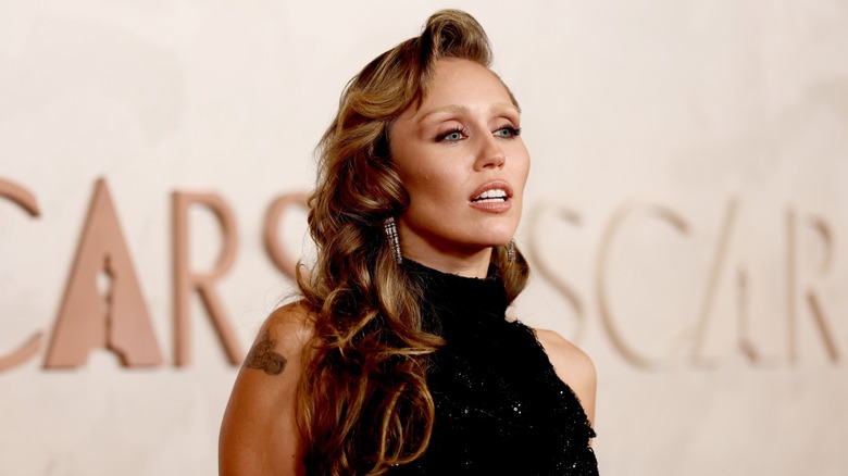 Miley Cyrus on the red carpet