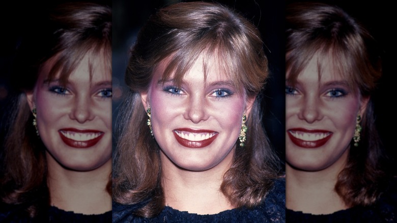 Renee Simonsen wins Ford Models' "Face of the 80s" contest circa 1982