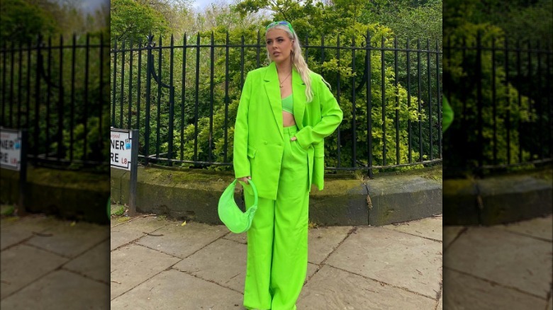 Bright green co-ord