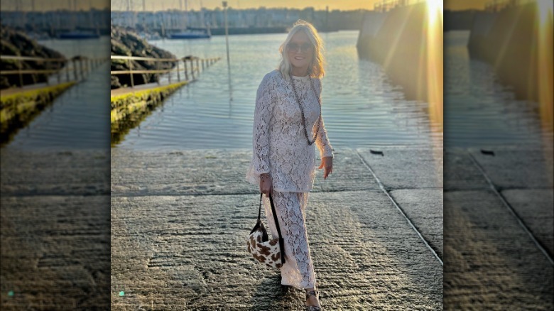 Crochet white outfit