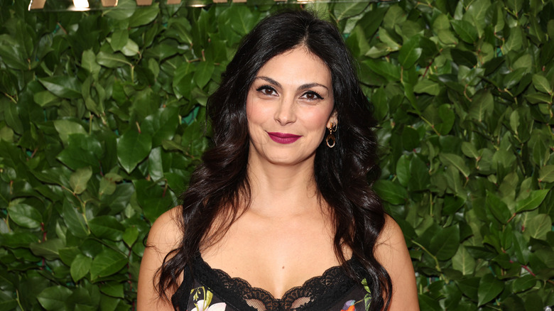 Morena Baccarin smiles on the red carpet in 2023