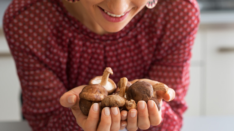 Shiitake mushrooms