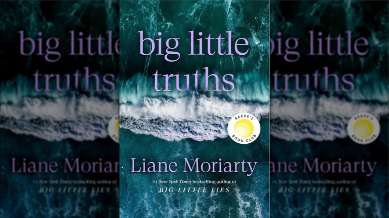 The cover of Big Little Truths with ocean waves