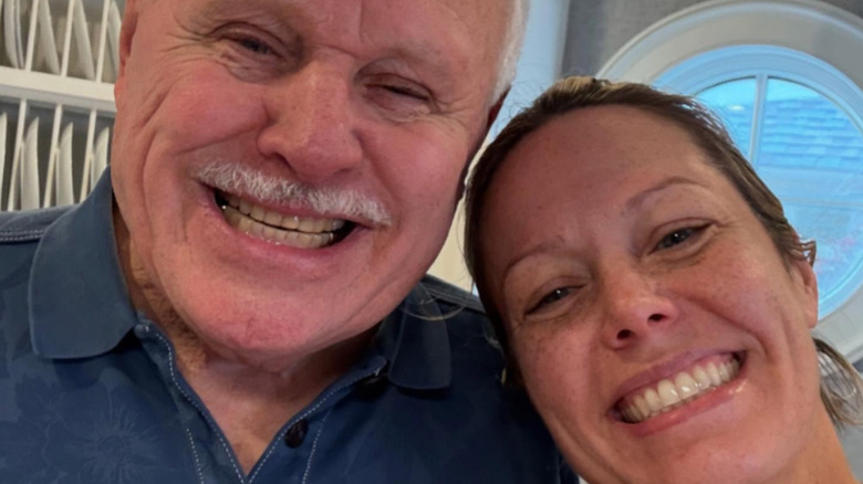 Dylan Dreyer with her father