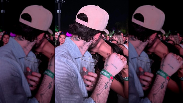 nicola peltz and brooklyn beckham kissing april 2025