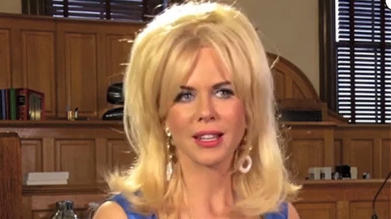 Nicole Kidman wearing a blond wig in The Paperboy