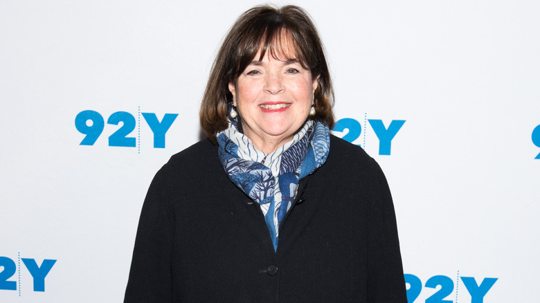 Ina Garten smiles on the red carpet in 2017
