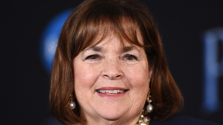 Ina Garten smiles on the red carpet in 2018
