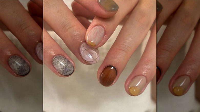 Nuance nail art