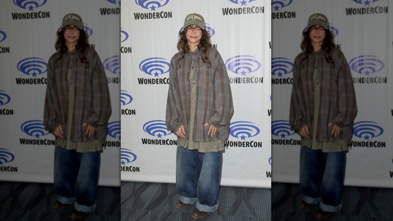 Odessa A'zion in the press room for "Until Dawn" at WonderCon 2025