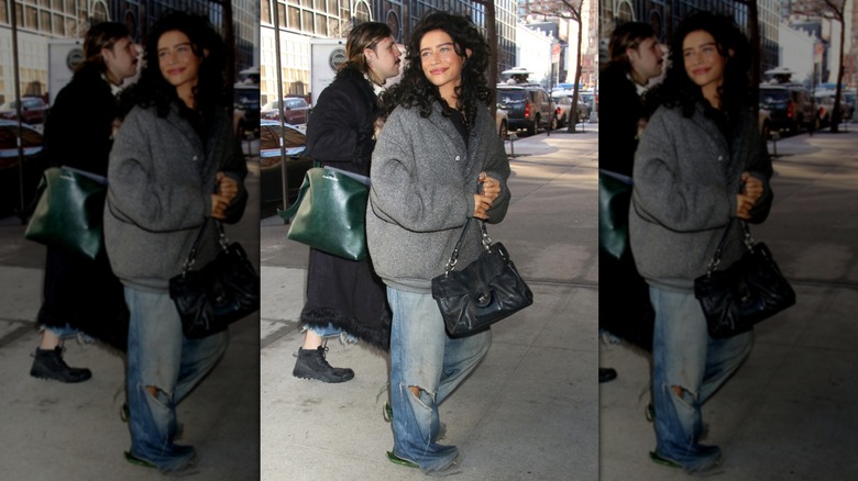 Odessa A'zion is seen on December 16, 2025 in New York City.