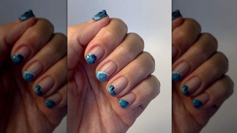 ocean french tips