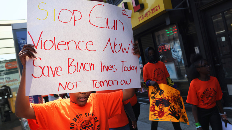 Protest against gun violence 