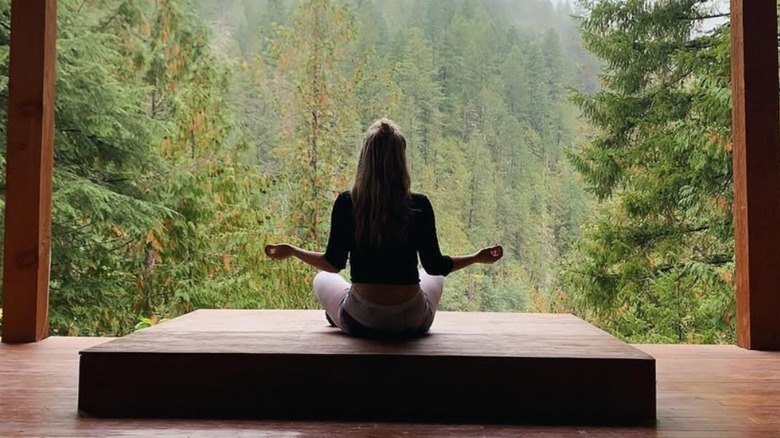 Natalie Alyn Lind at REO Rafting & Yoga Resort