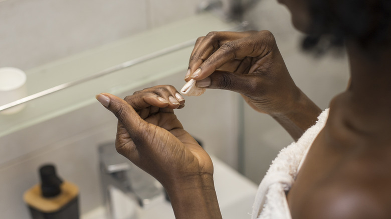Tending to nails