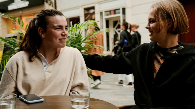 Two women together 