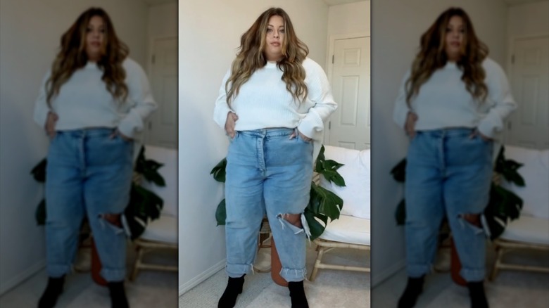 Sweater and jeans