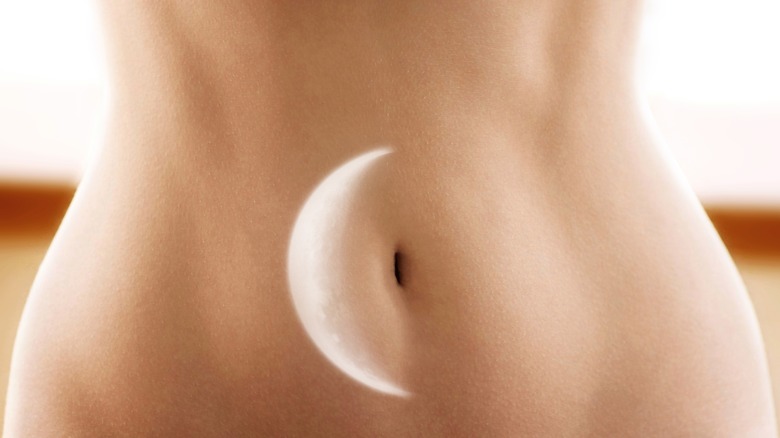 Moon on belly