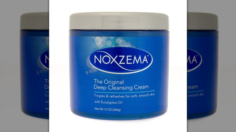 Container of Noxzema cream