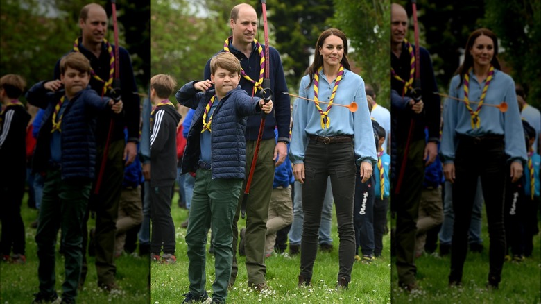 Kate Middleton and Prince William at an event 