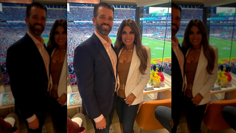 kimberly guilfoyle in skinny jeans with don jr