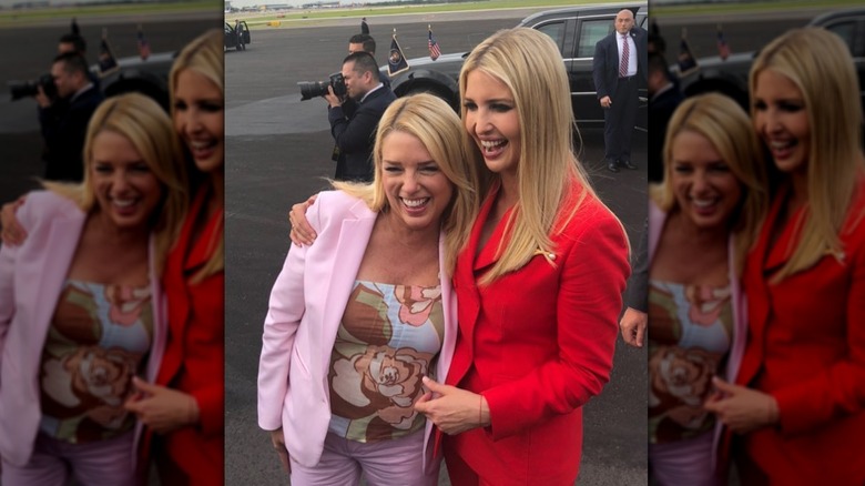 Pam Bondi and Ivanka Trump in suits