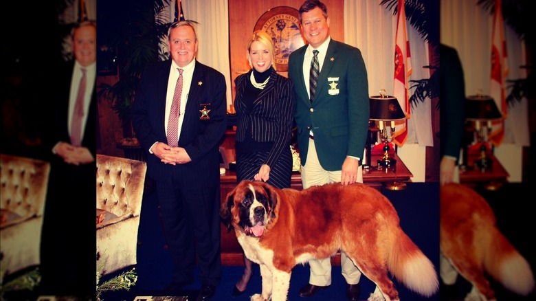 Pam Bondi in a black suit