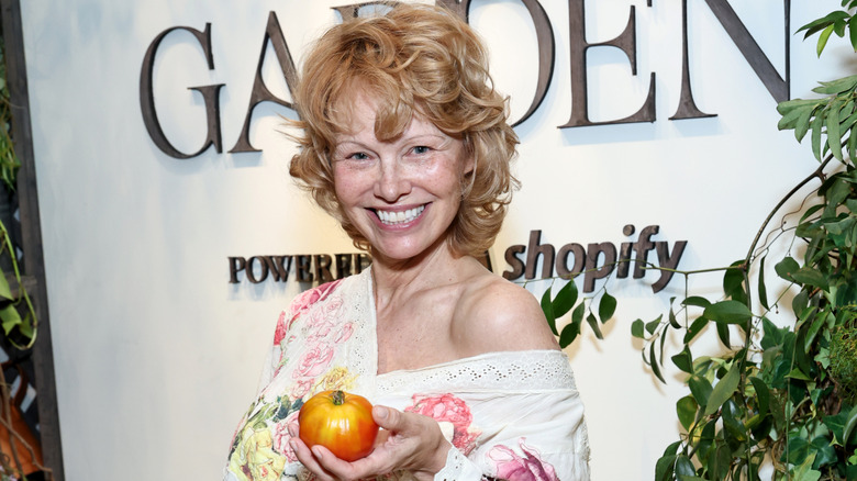 Pamela Anderson at a 2025 event
